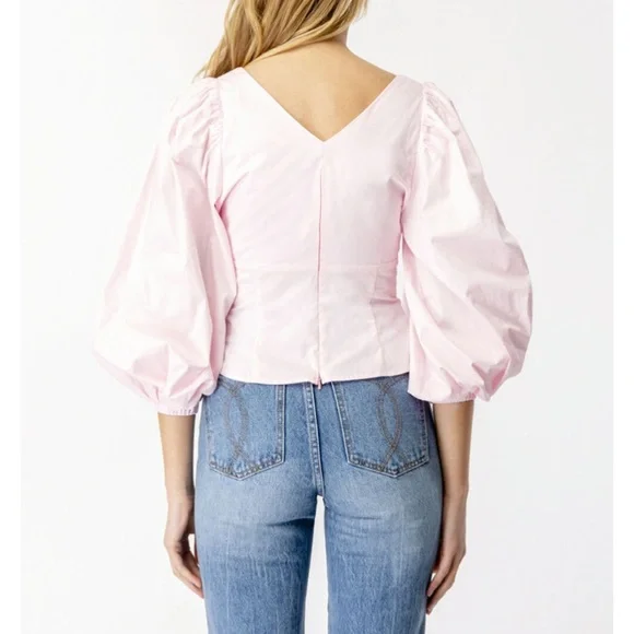 Bardot Anabella Poplin Top - Picture 4 of 8